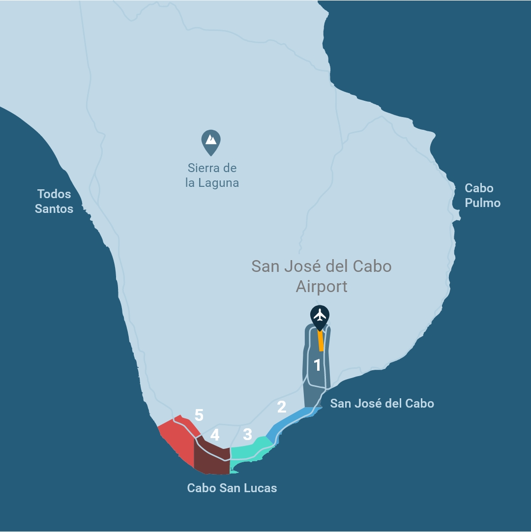 Map of Baja California Sur